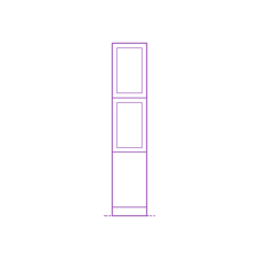 Fixtures Kitchen Cabinetry Ikea Sektion High Cabinet 3 Doors Laser Cut Svg File, Free Vectors File